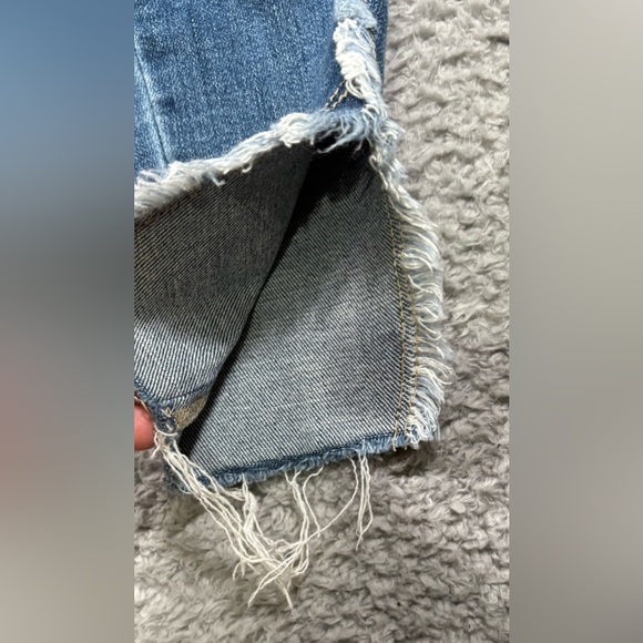 Judy Blue Jeans Womens Size 1/25 Skinny Fit High Rise Raw Cut Out Hem JB88459 - Picture 8 of 15